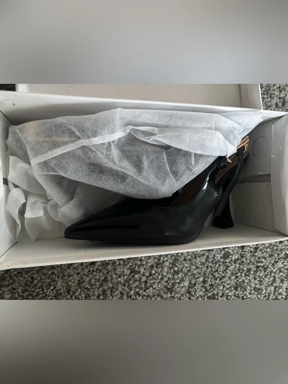 Classic Black Patent Pointed-Toe Women's Pumps